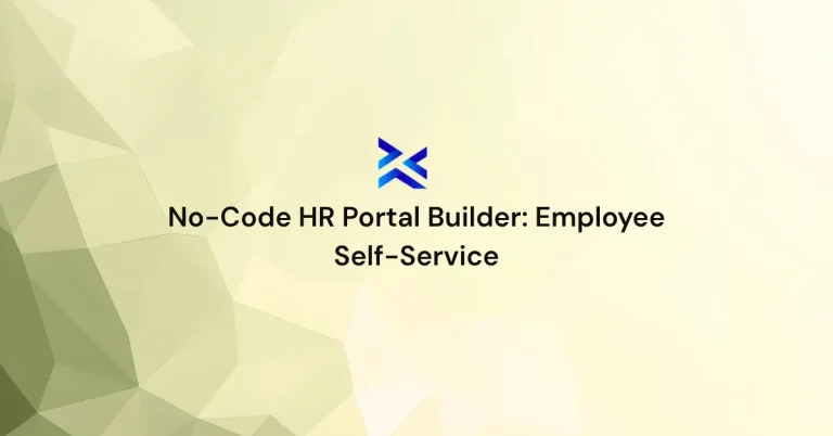 No-Code HR Portal Builder Employee Self-Service
